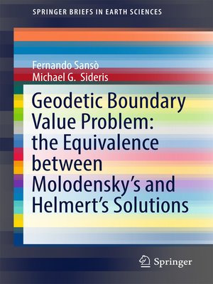 cover image of Geodetic Boundary Value Problem